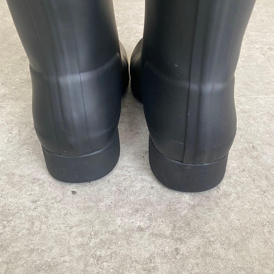 【未使用級✨】 HUNTER レインブーツ レディース ブラック 23cm