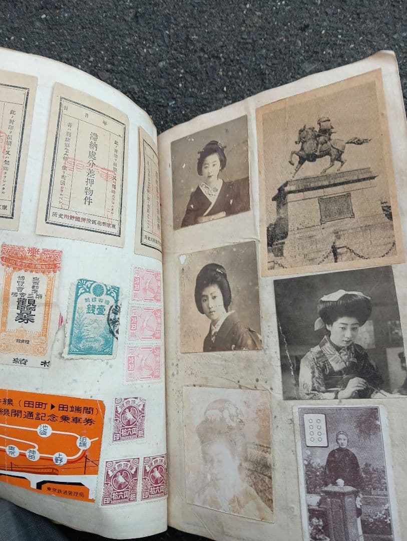 燐票　燐寸ラベル　貼り込み帖　２６０枚以上　戦前　広告　宣伝　デザイン 東海道