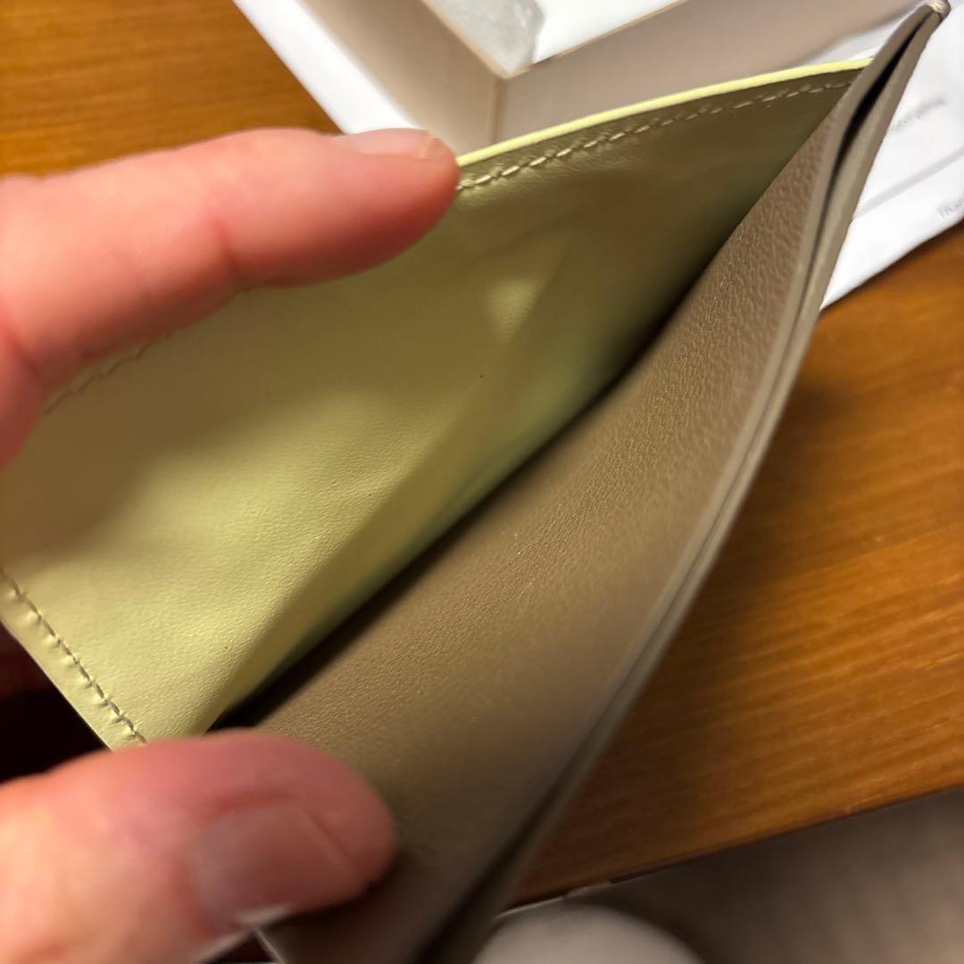 MOLINI カードケース イエロー・ブラウン