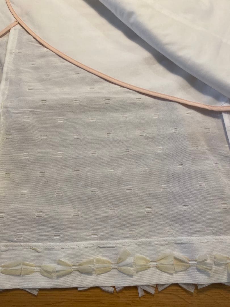 yori shirocon ミニリボンショートジレ 38 ホワイト×ホワイト