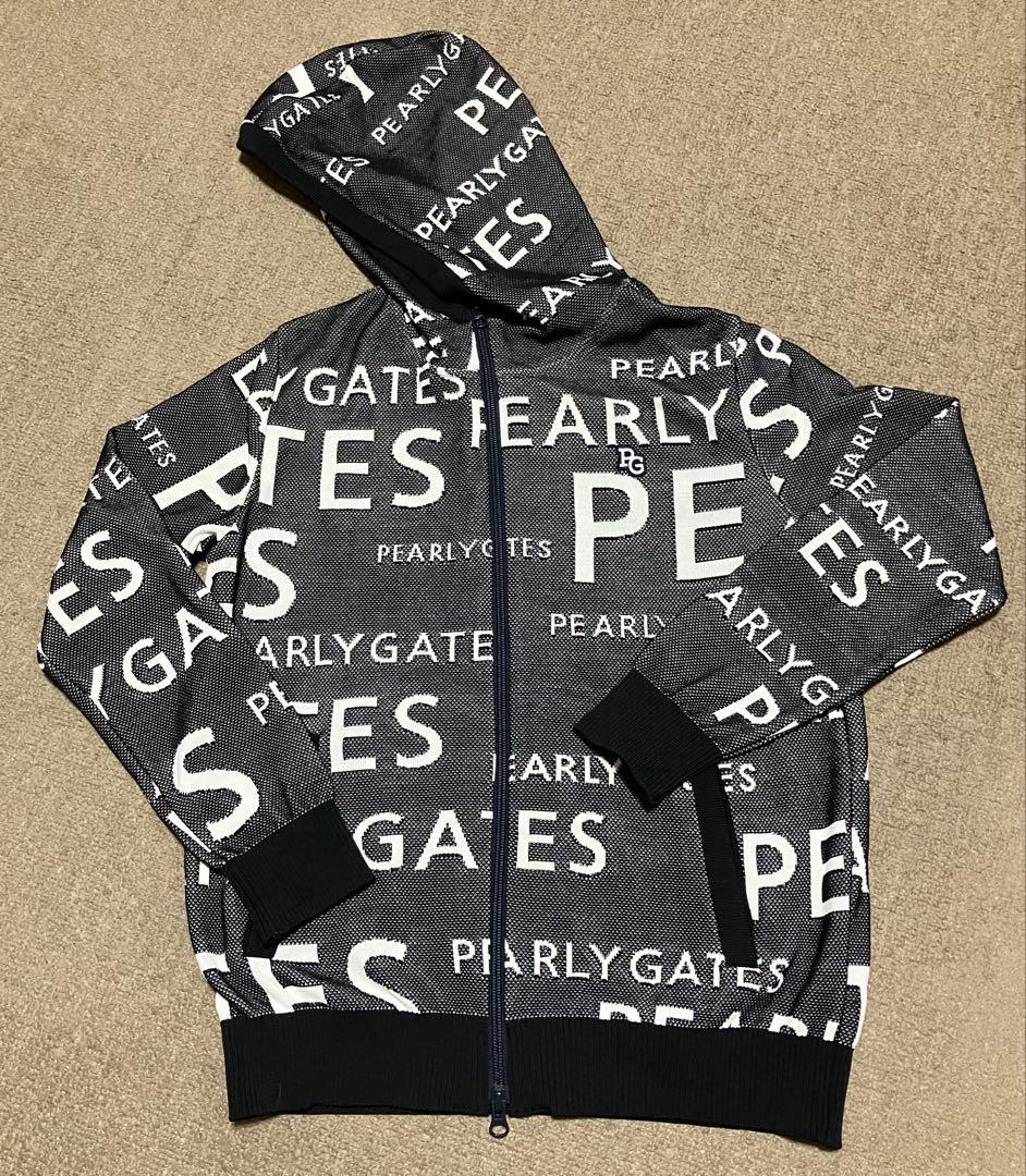 PEARLY GATES 総柄ロゴパーカー