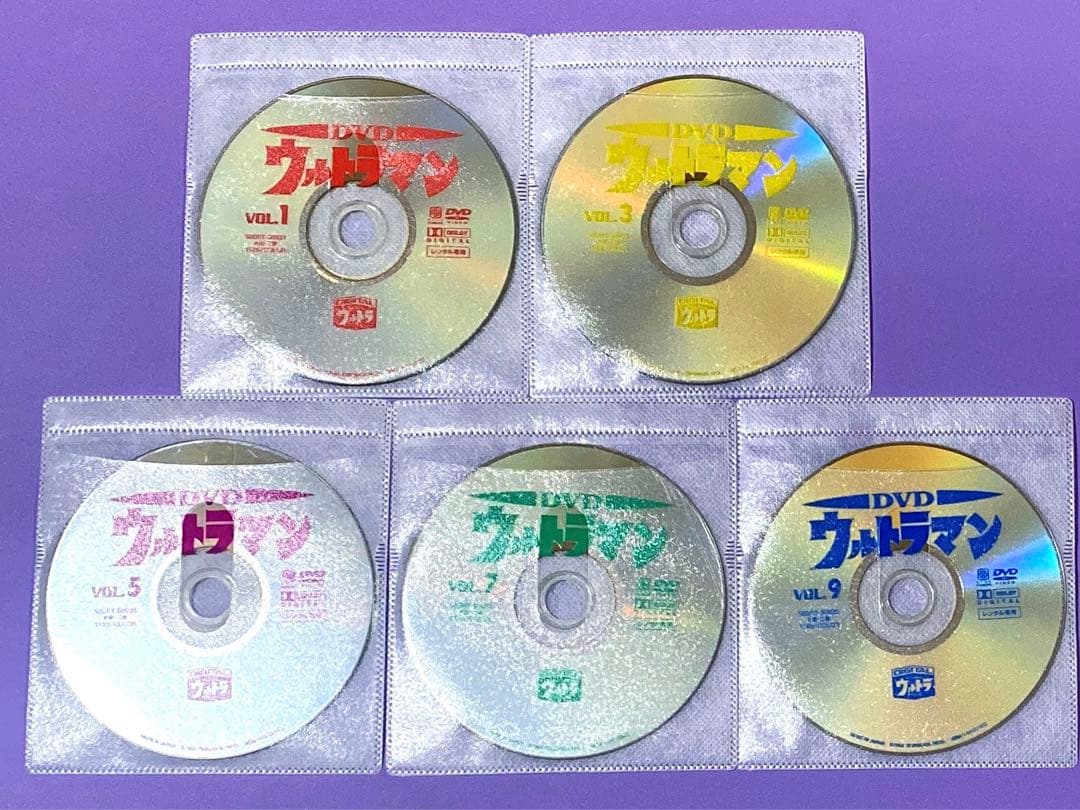 DVD ウルトラマン全10巻　　小林昭二 / 黒部進 / 野長瀬三摩地