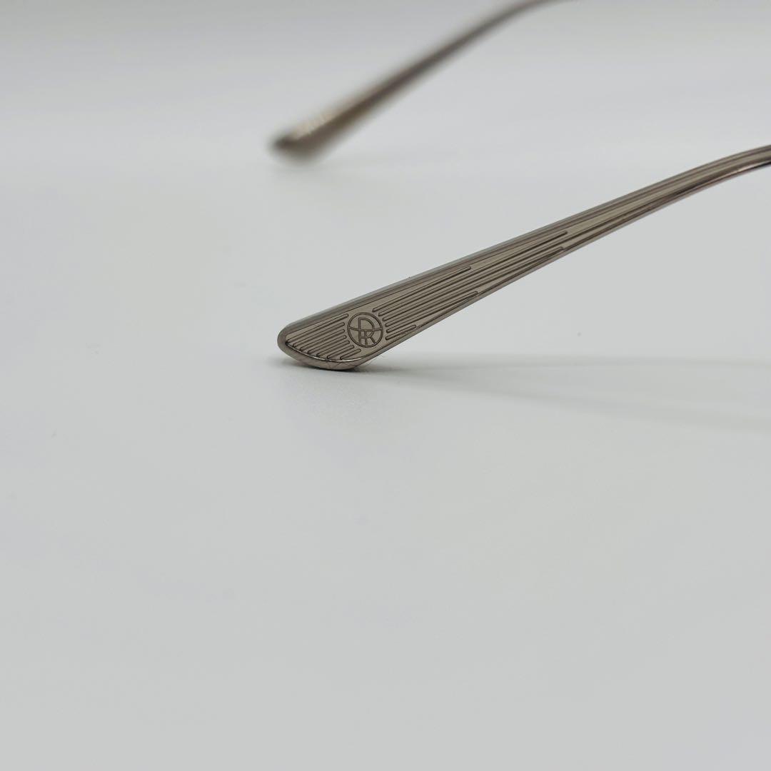 オリバーピープルズ×ザ・ロウ ラウンドサングラス メタル オレンジ