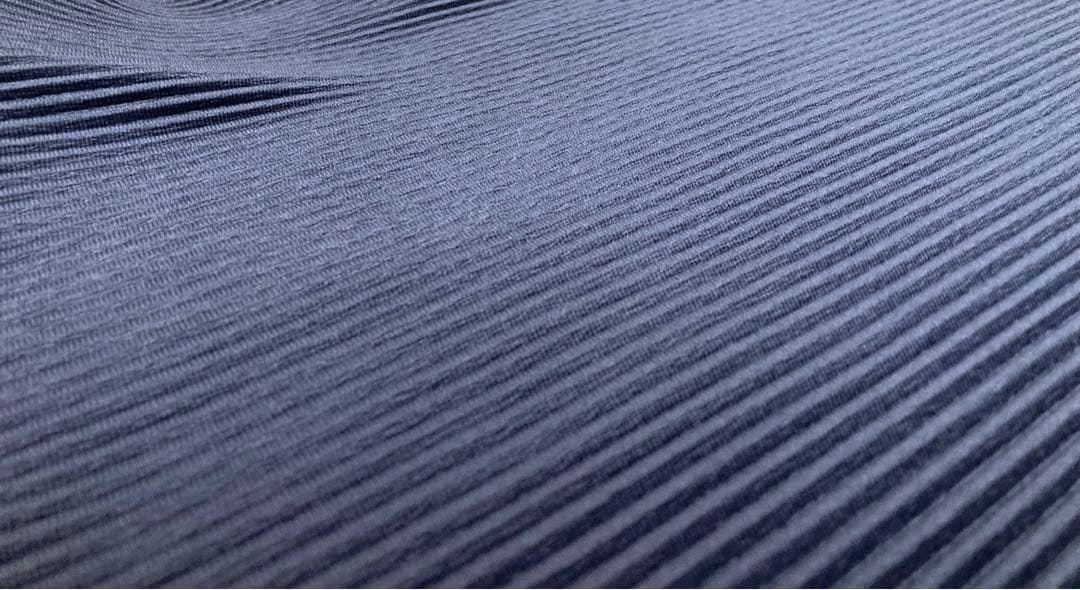 美品　プリーツプリーズ　プリーツチュニックワンピ 3 ネイビー　ウォッシャブル