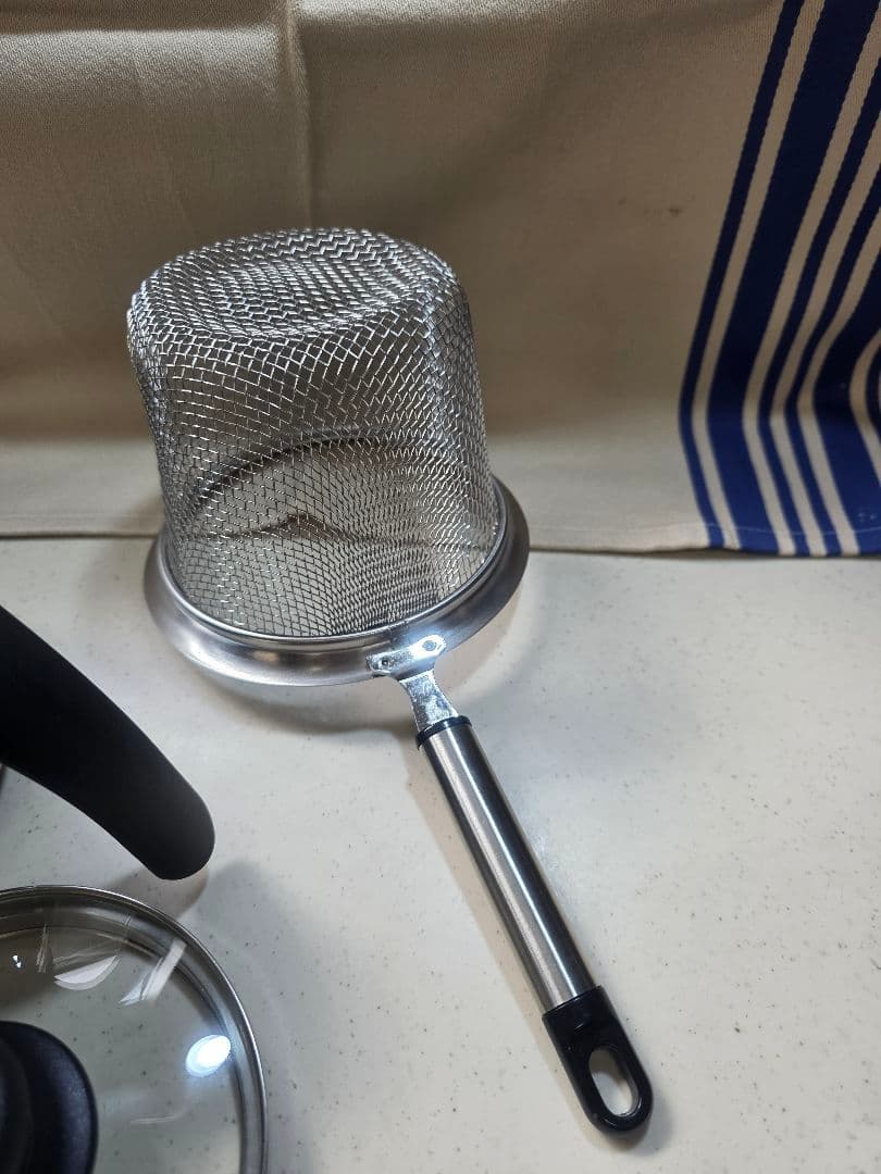 WMF (ヴェーエムエフ) マルチポット 14cm（ストレーナ付）ブラック