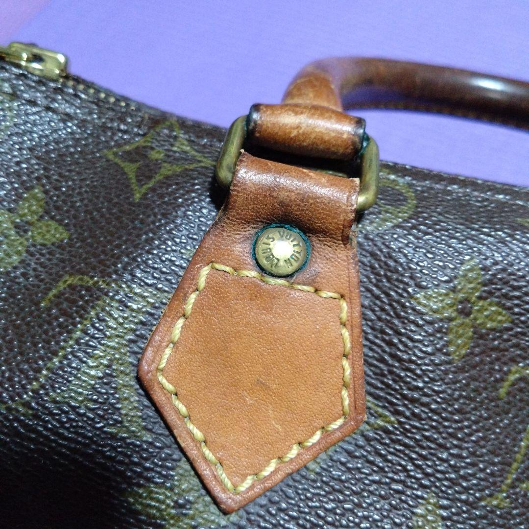 【鑑定済】 ルイヴィトン スピーディ 25 モノグラム ハンドバッグ