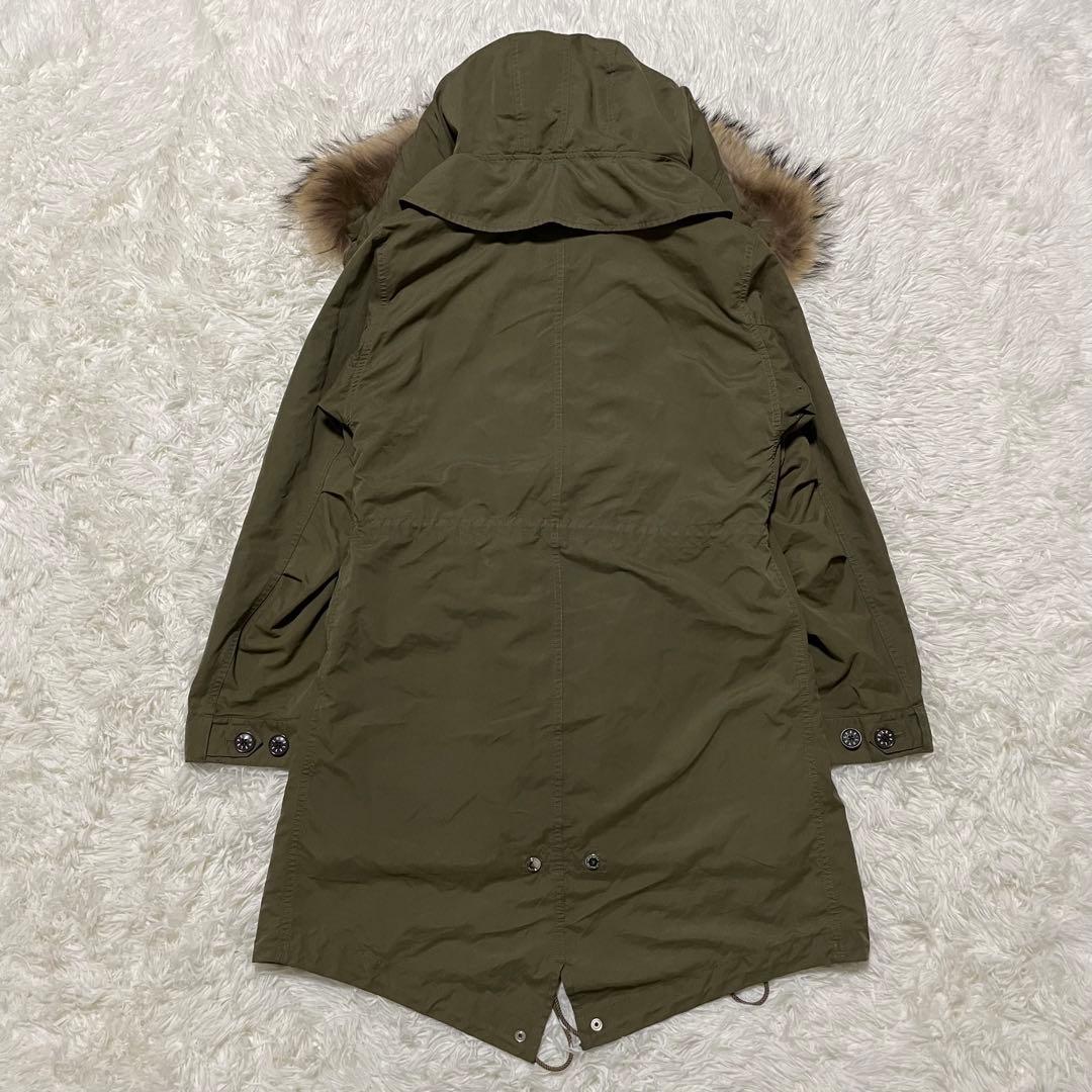 美品　ラブレス　モッズコート　ライナー　ラビット　ラクーン　ミリタリー　刺繍