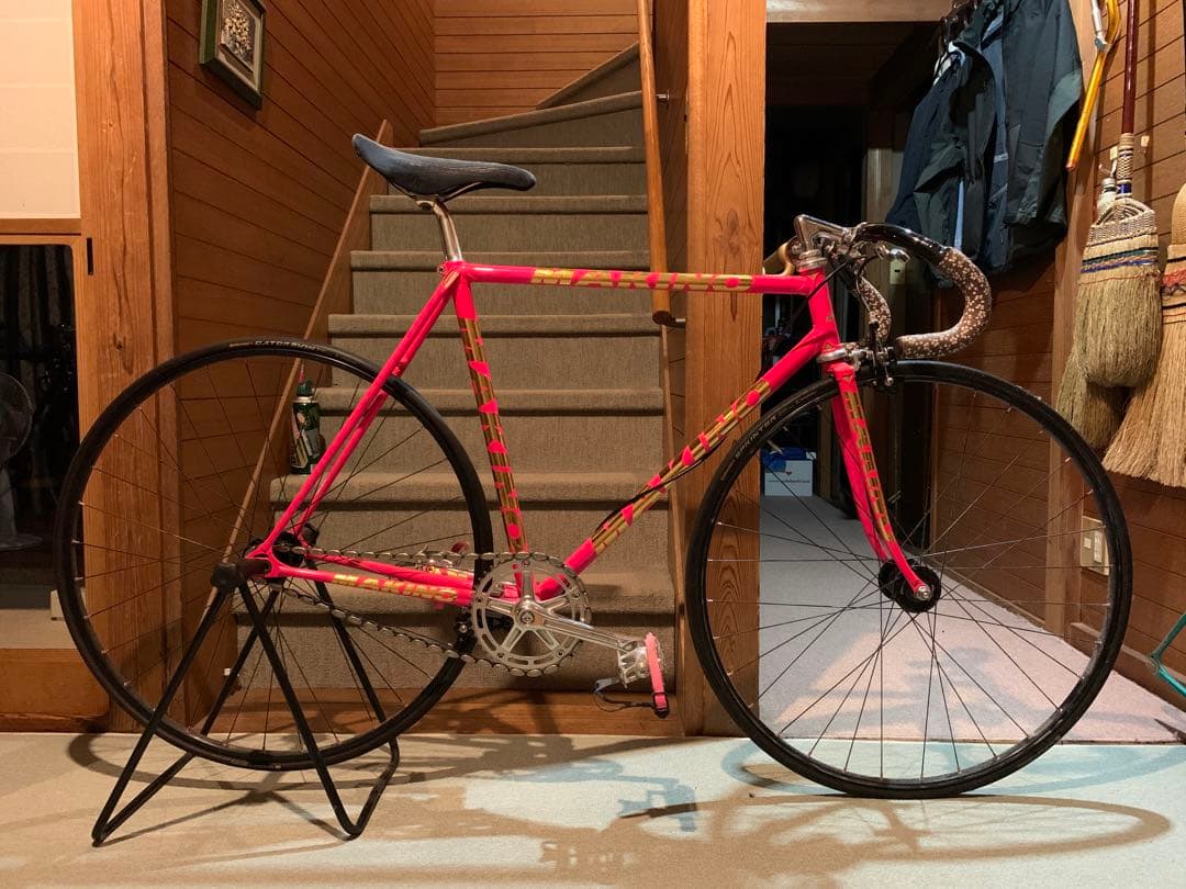 MAKINO ピスト クロモリ フレームセット 競輪 njs マキノ
