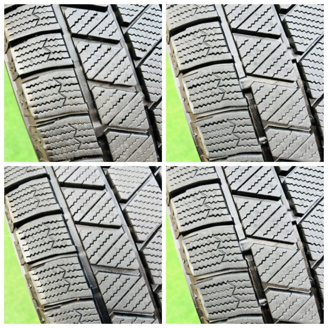 超美品ブリヂストン バルミナ アルミホイール 17インチ ブリザック タイヤ付き