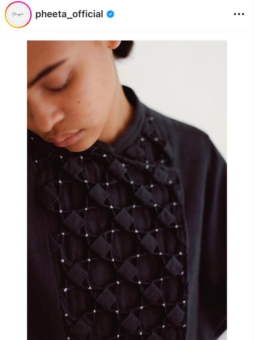 フィータpheeta 綿100ピンクブラウス　チュニックタグ付き