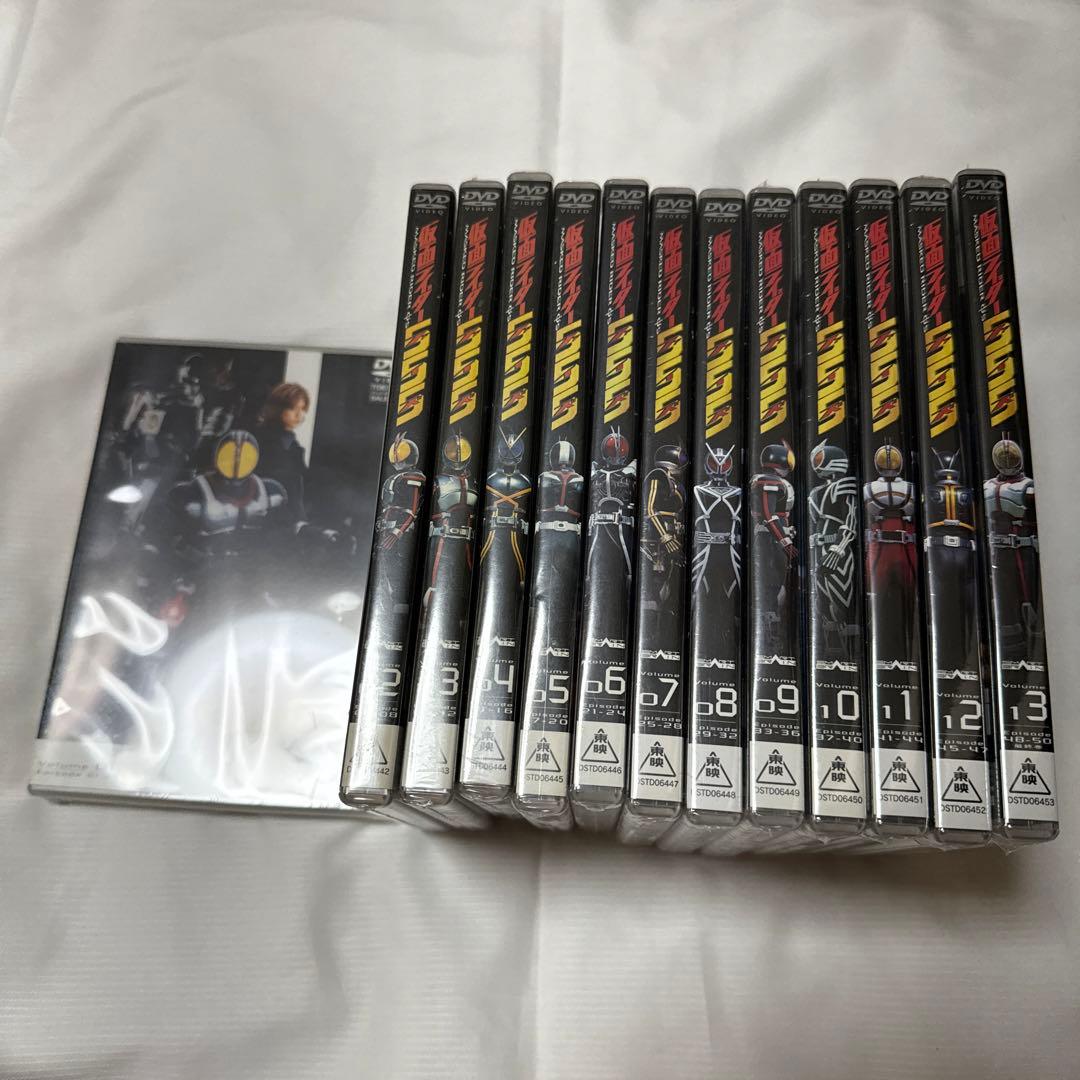 新品未開封　仮面ライダー555 ファイズ DVD 全13巻セット　初回　希少