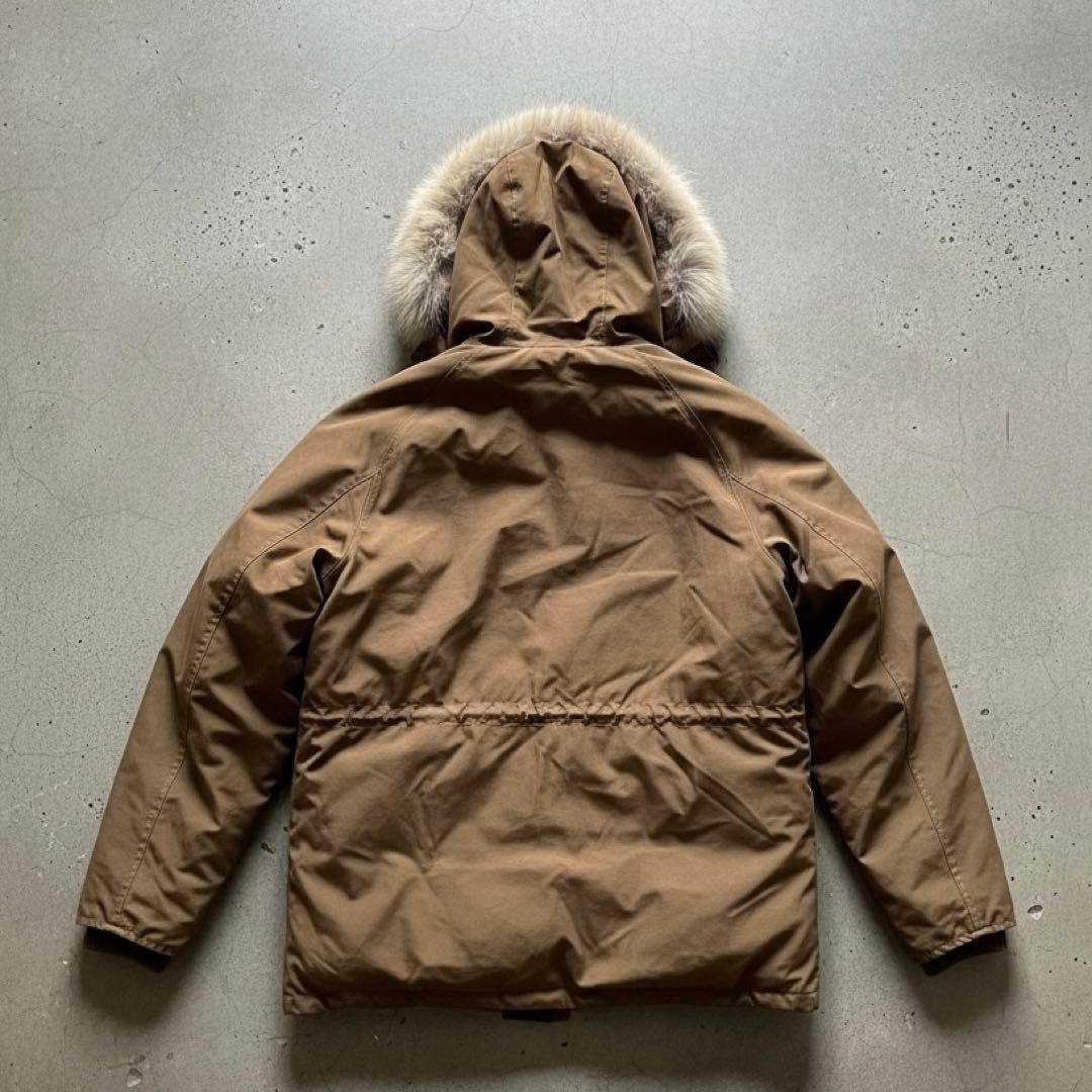 希少80's WOODS ARCTIC DOWN JACKET リアルファー　M