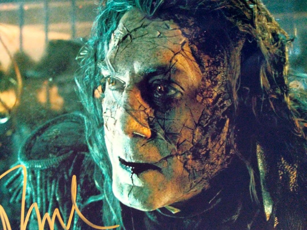 ハビエル・バルデム直筆サイン入り超大型写真…パイレーツ・オブ・カリビアン…