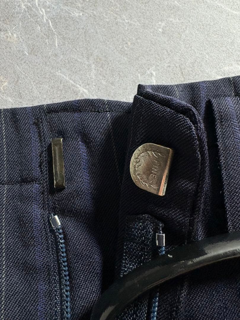 パンツ 60s Vintage pin stripe wide wool slacks