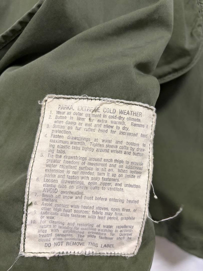 ジャケット・アウター 70s US Army M-65 Fishtail Parka