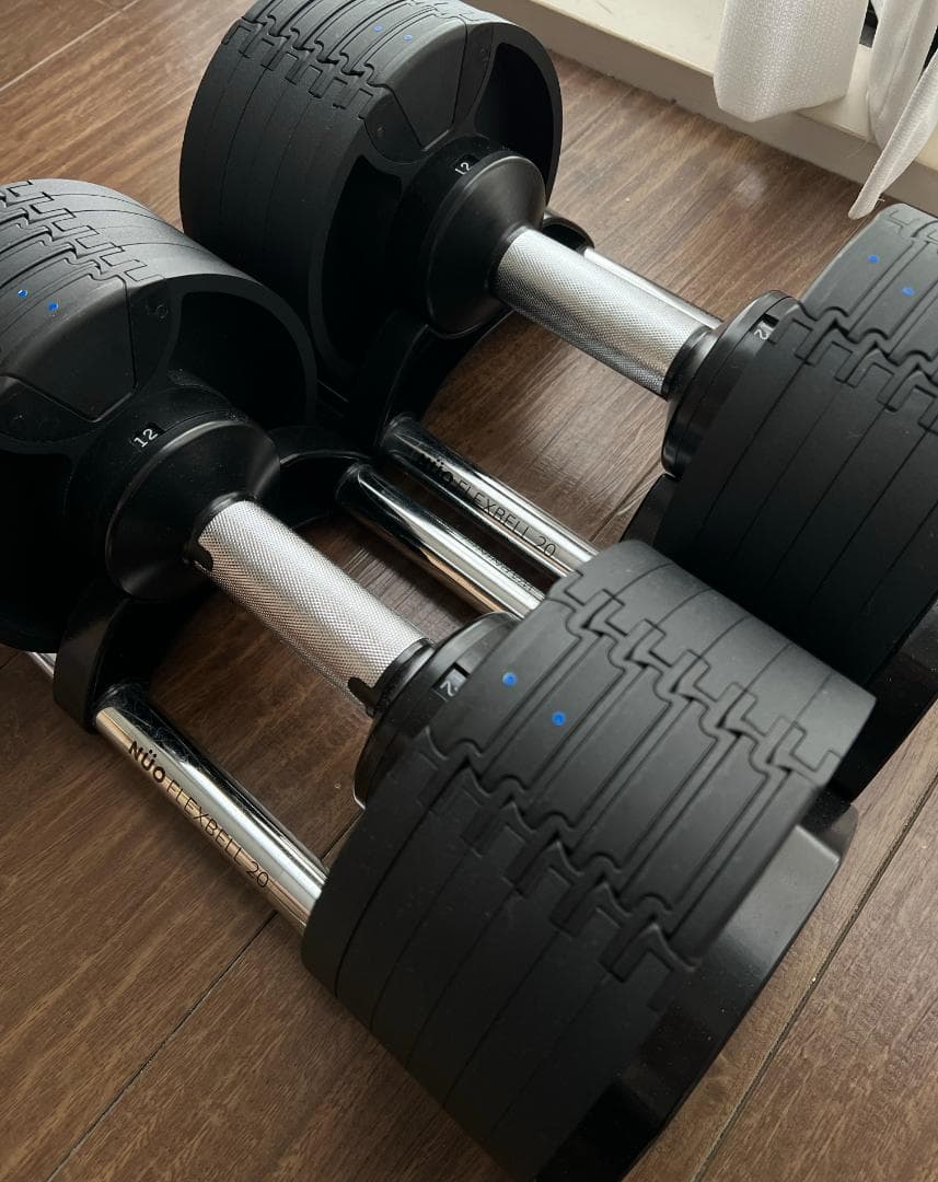 【パパイヤさん専用】FLEXBELL可変式ダンベル20kg×2＋ベンチセット