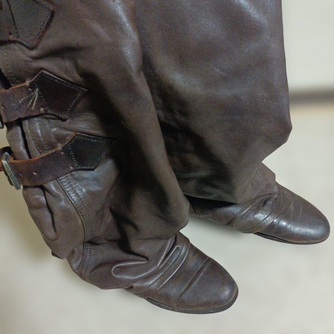 希少！ズッカ　zucca パンツブーツ　ナウシカブーツ　くしゅくしゅブーツ