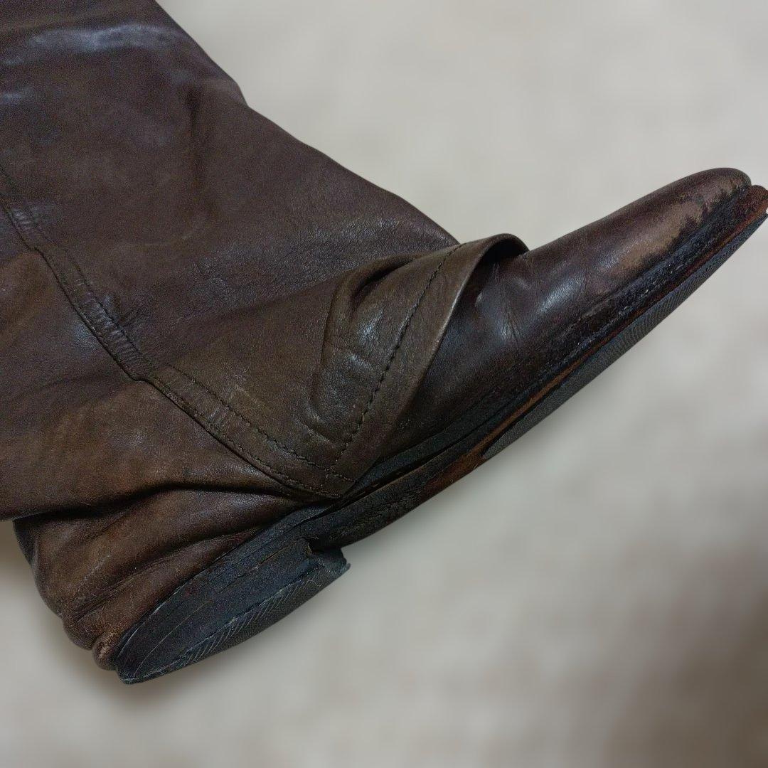 希少！ズッカ　zucca パンツブーツ　ナウシカブーツ　くしゅくしゅブーツ