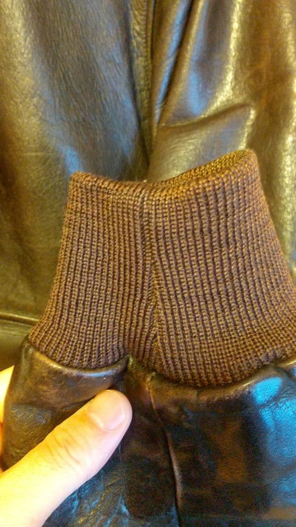 eです。 A2 ミリタリージャケット フライトジャケット 38