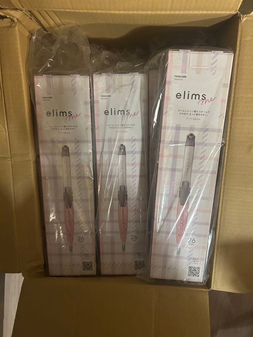 TESCOM elims me 26mmカールアイロン　10本セット！