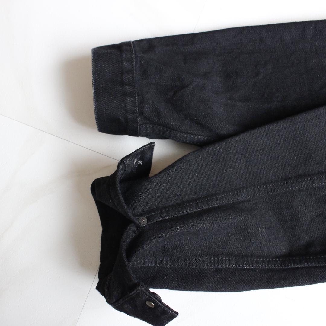 【美品】MOMOTARJEANS 2ndタイプ ブラックデニムジャケット L