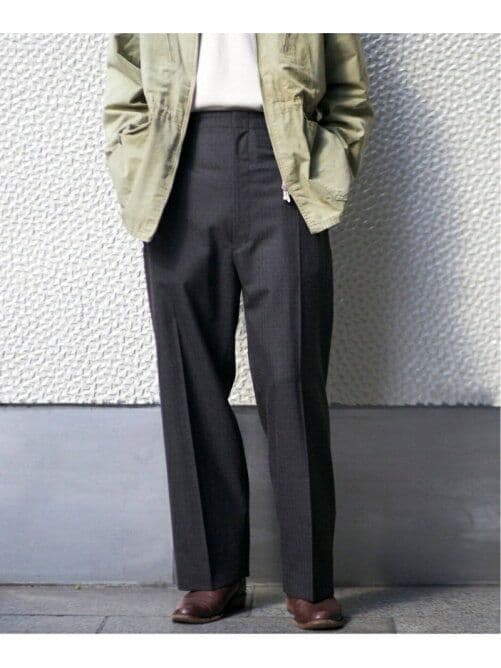 ets.materiaux ceremony pants チャコール