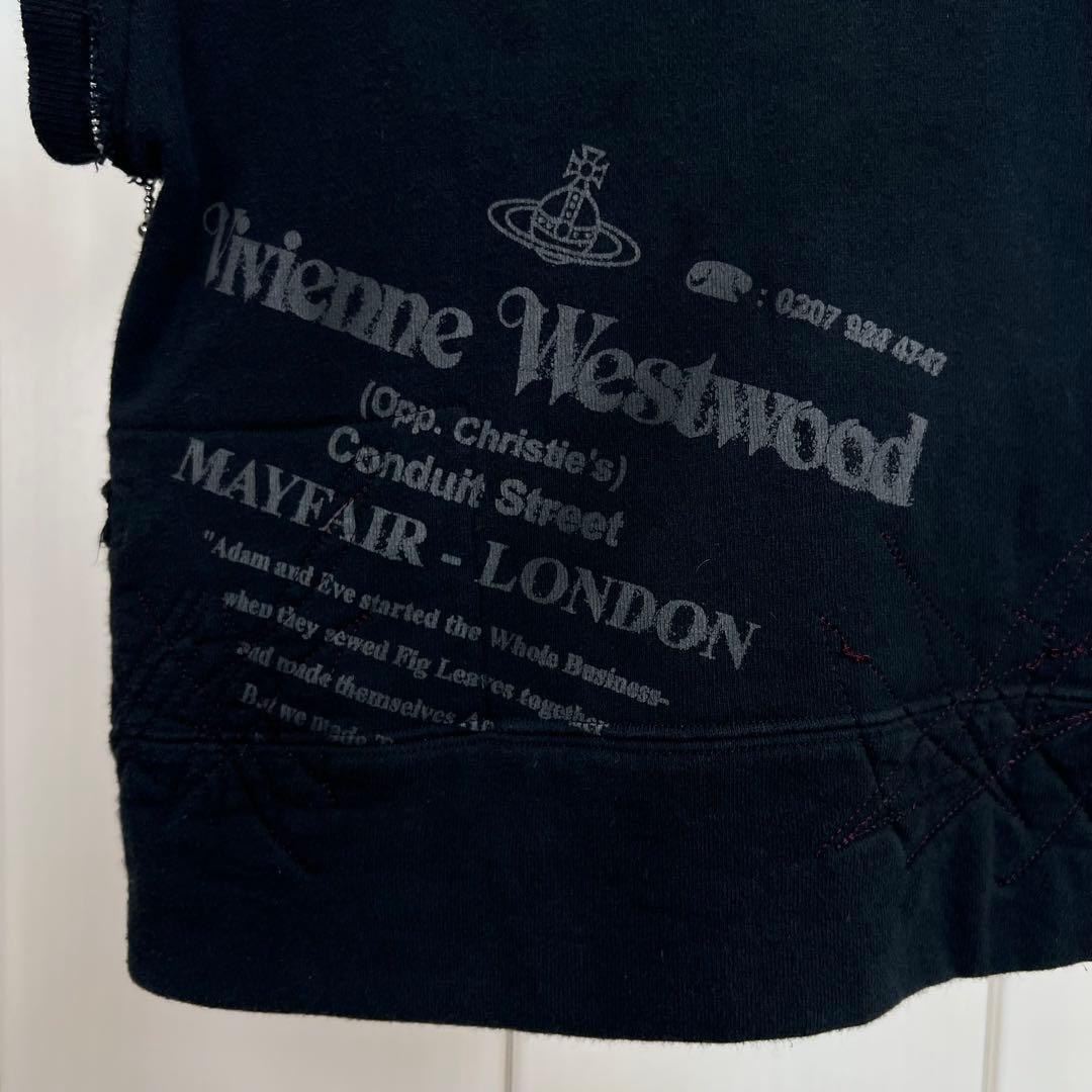 VIVIENNE WESTWOOD アナーキー ダメージ加工 スウェットトップス