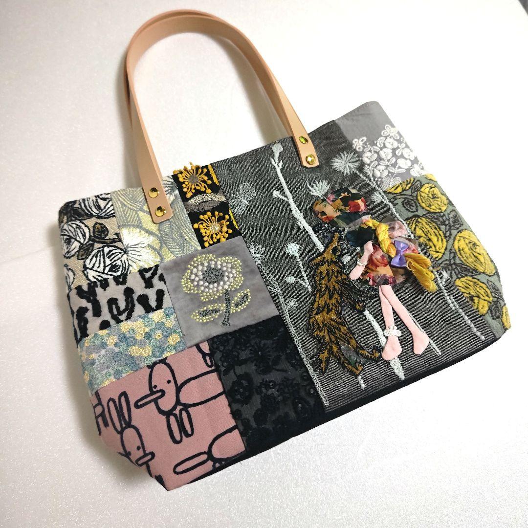 ハンドメイド　ミナペルホネン　バッグ　スーちゃん