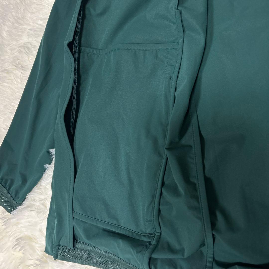 KJUS チュース　ジップアップジャケット　ダークグリーン　フード収納付き　M