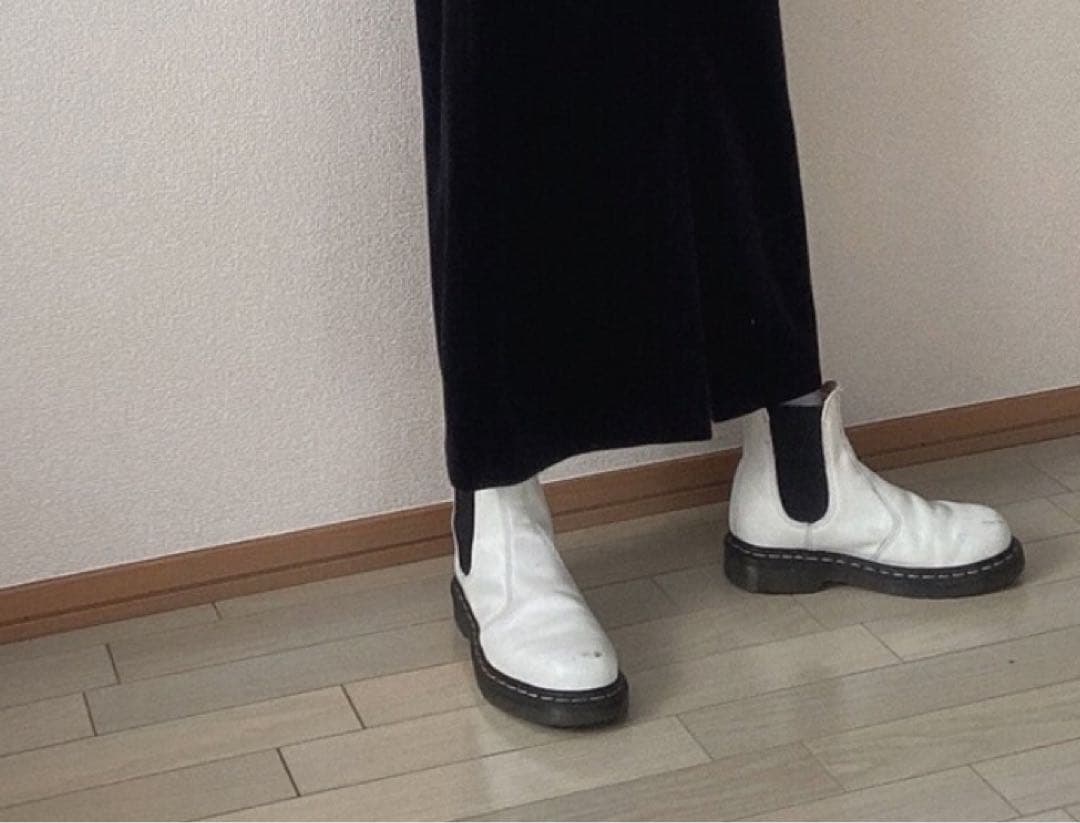 廃盤 Dr.Martens サイドゴアブーツ 2976 ホワイト 24cm