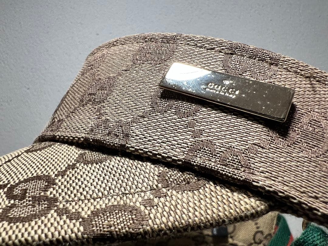 Gucci グッチ GGパターンサンバイザー　サイズS 男女兼用