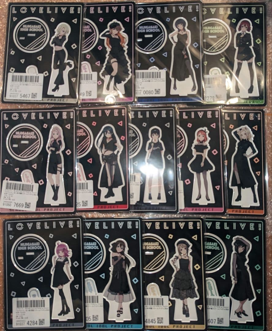 即購入可 ゾゾタウン 虹ヶ咲 アクリルスタンド 新品未開封 13種コンプ