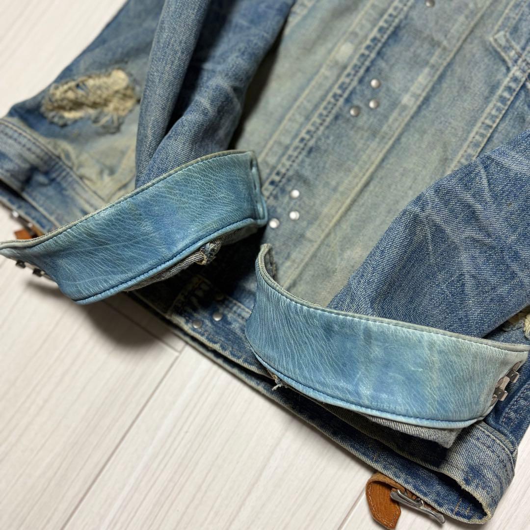 ISAMU KATAYAMA BACKLASH スタッズ デニムジャケット