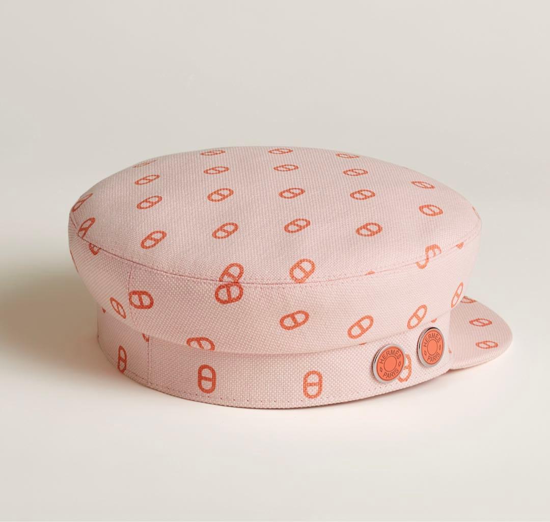 レア　エルメス　キャスケット ヴォーバン　シェーヌダンクル柄　新品