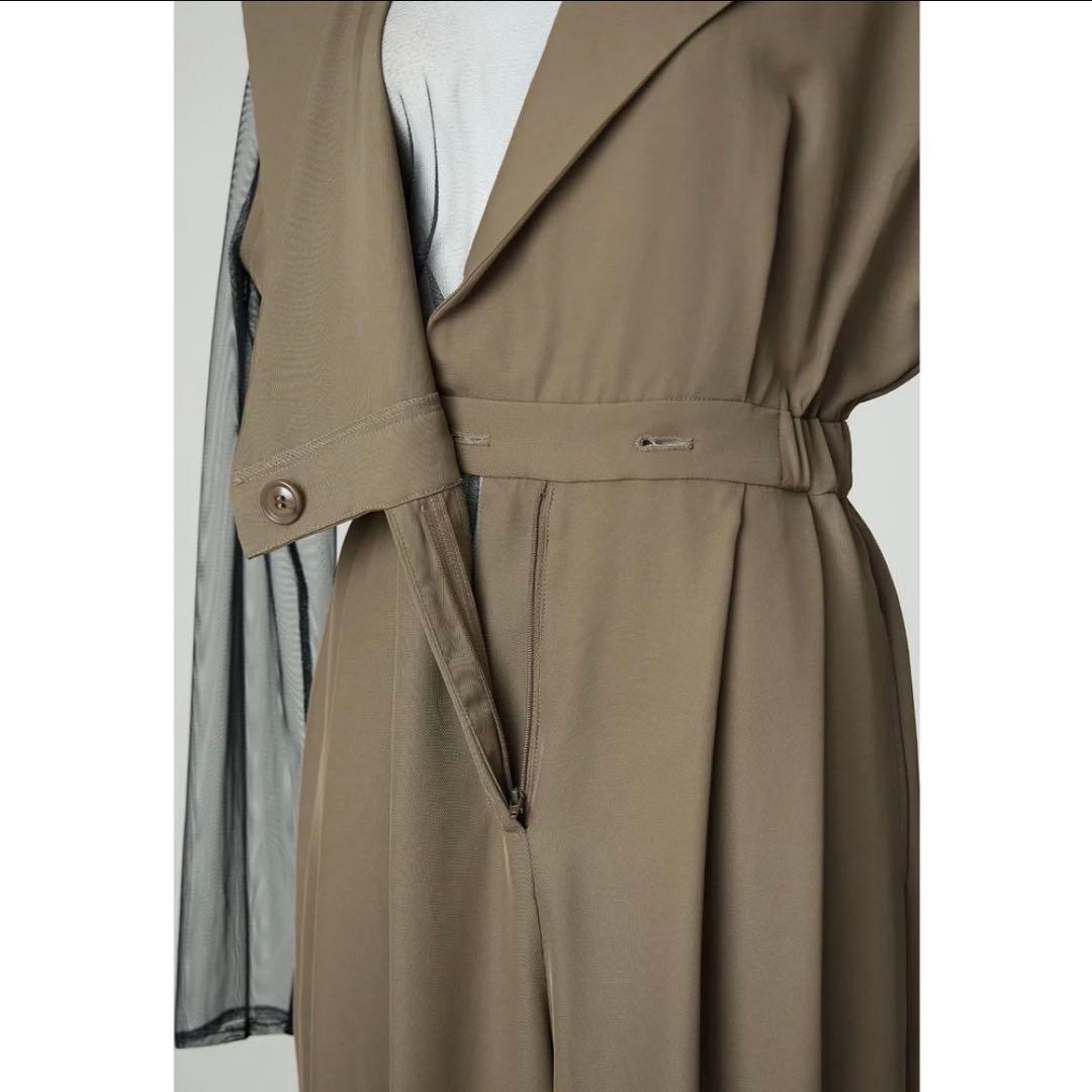 値下げ不可【店舗クリーニング済】スタンドアウトカラーオールインパンツ　M 黒