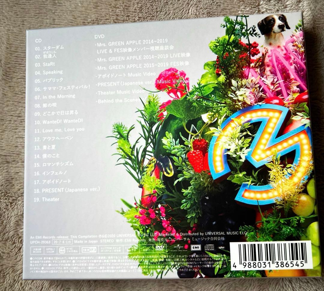 【初回限定版】　Mrs. GREEN APPLE 「5」　CD ＋ DVD