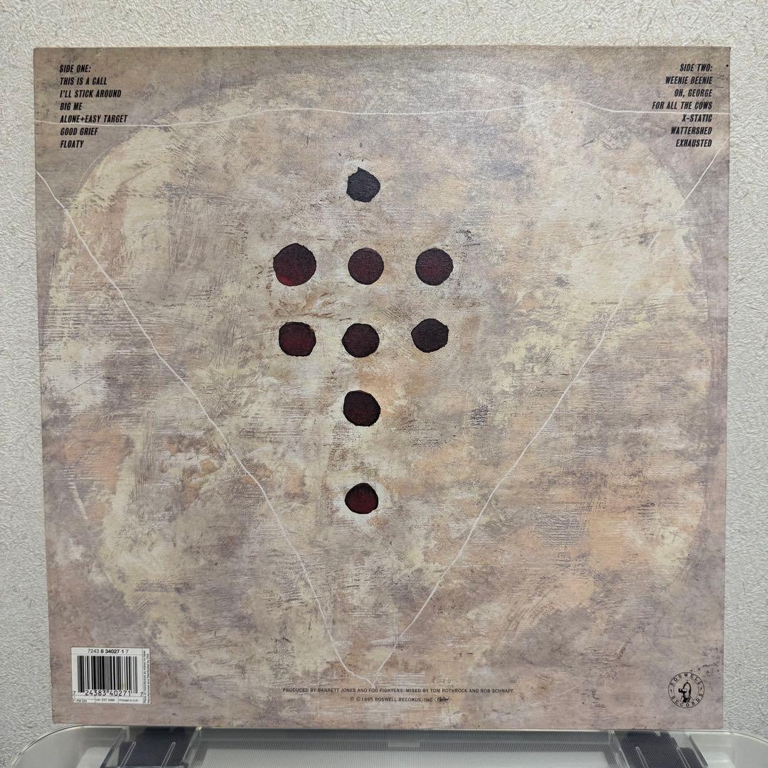 Foo Fighters デビューアルバム UK盤オリジナルレコード