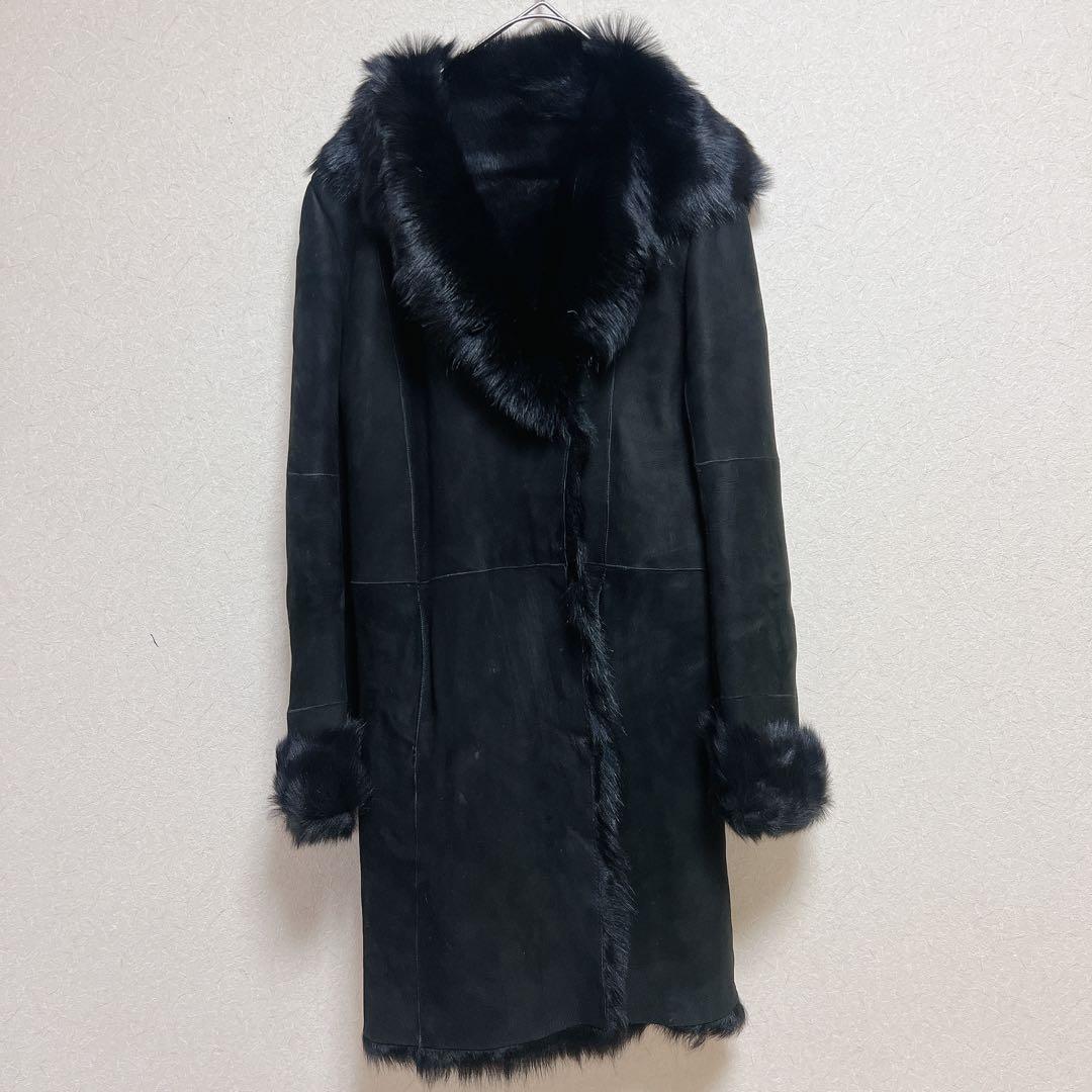 トスカーナムートン　JOSEPH ジョゼフ　ムートンコートS 黒　リアルファー