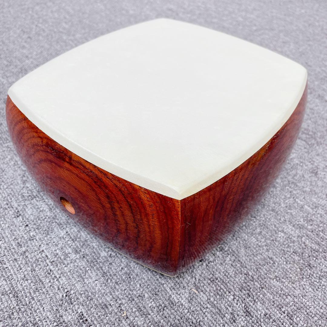 三味線 中棹 紅木 一本溝 犬皮 子持ち綾杉彫り 和楽器