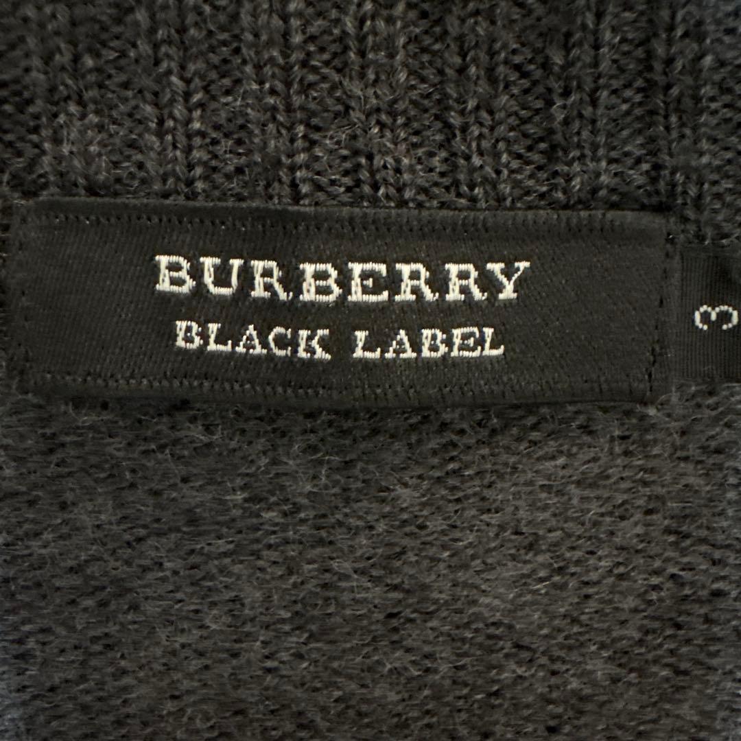 BURBERRY BLACK LABEL ドライバーズニットジャケット