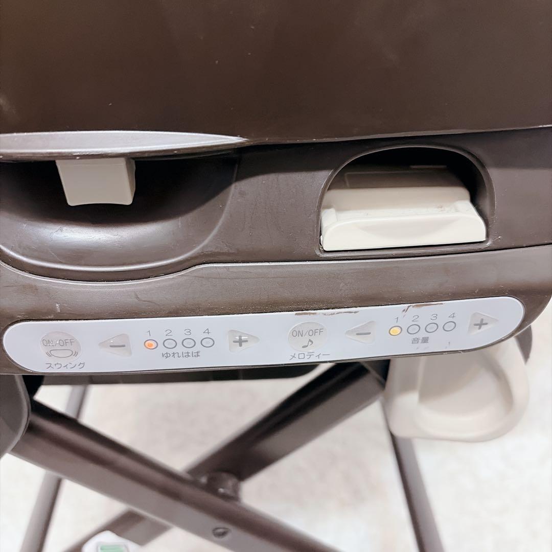 美品 CombiネムリラAT BEDi ハイローチェア オートスイング 電動