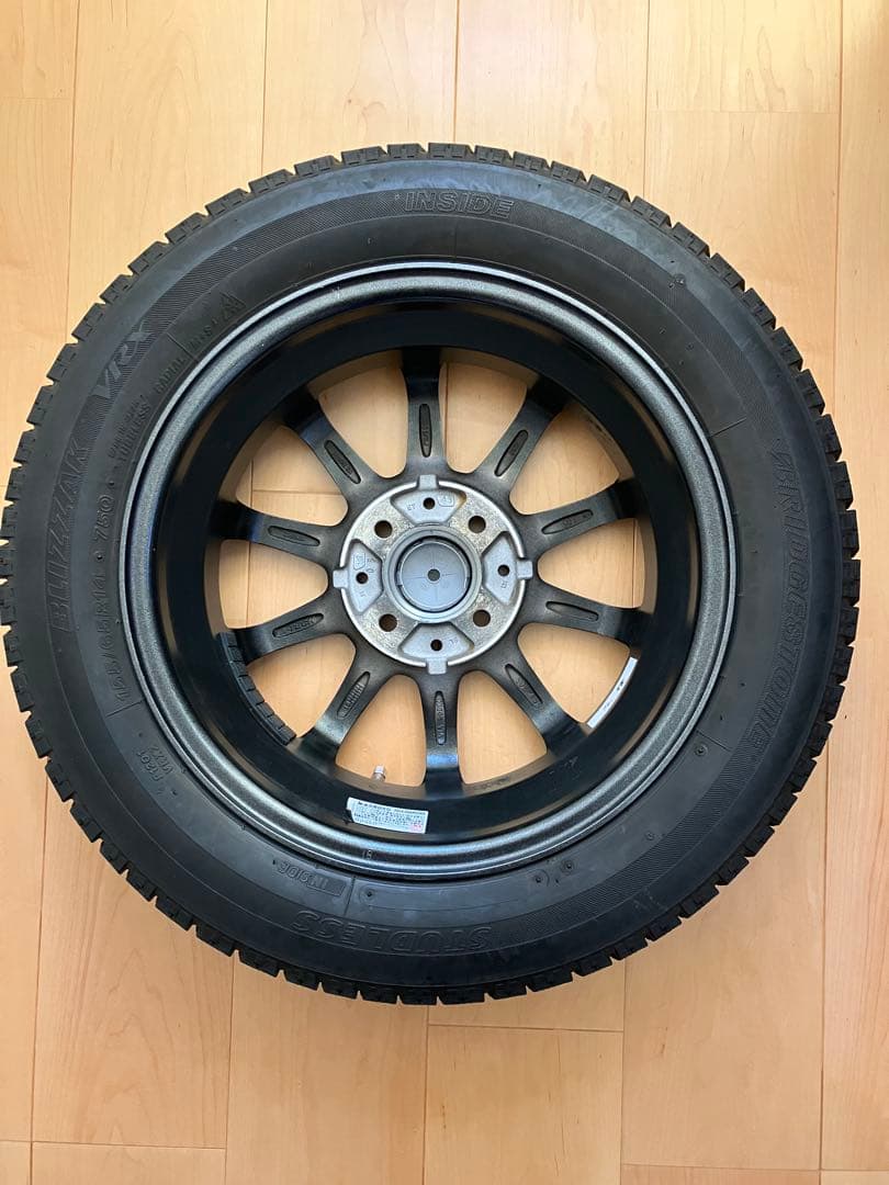 引き取り限定　N-BOX❄スタッドレス4本❄　ブリザック　タイヤカバー付