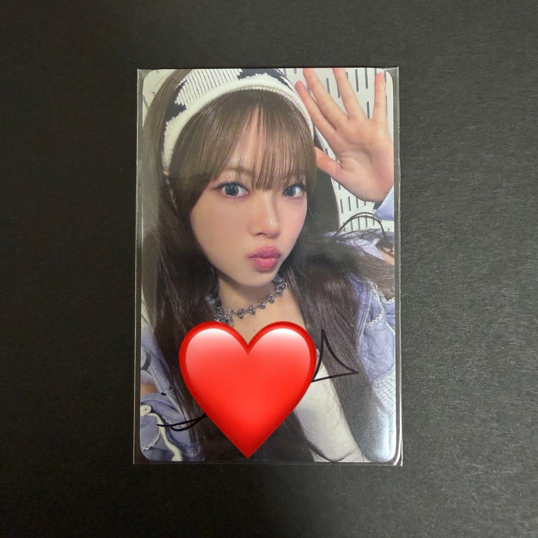 LE SSERAFIM ウンチェ　直筆サイン入り ラキドロ トレカ