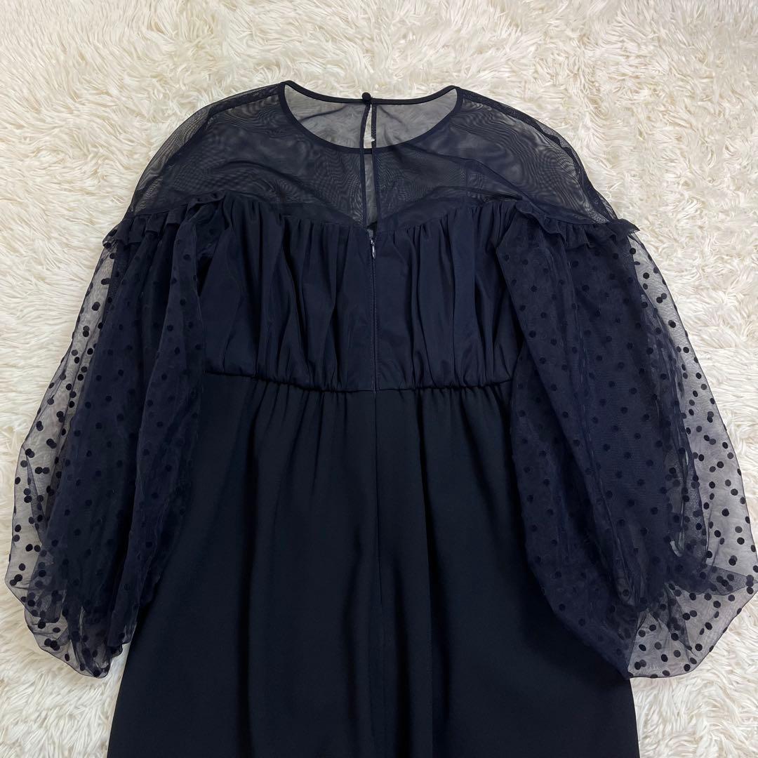 ANDRESD Flocky dot pants dress オールインワン