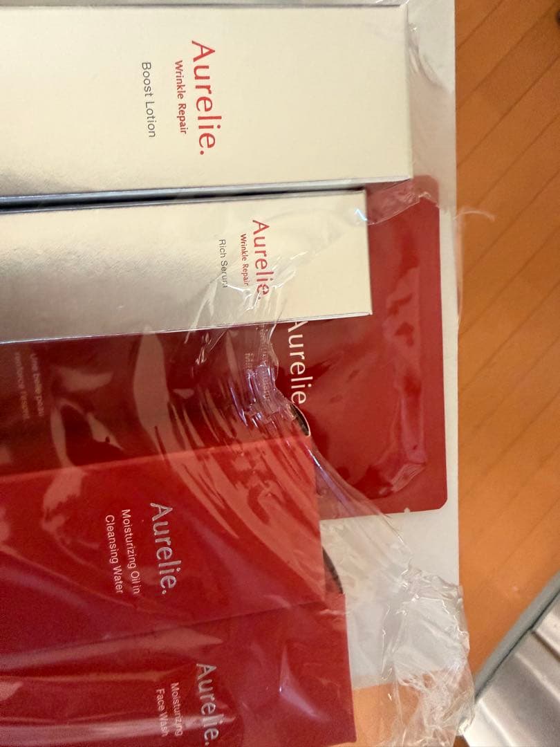 未開封　Aurelie プレミアムエイジング集中ケア5点セット　マスク１枚付き