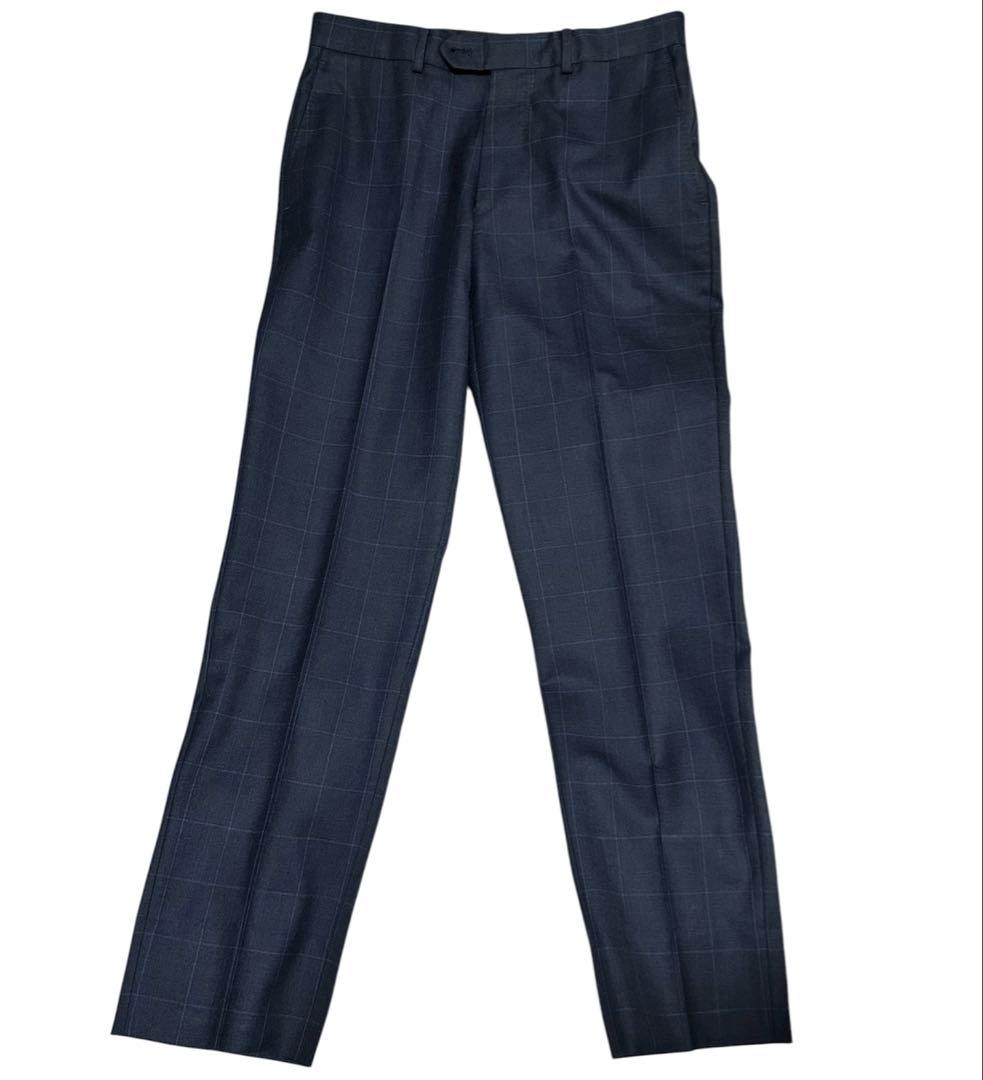 極美品 エディフィス ロロピアーナ ジレンダー セットアップ スーツ M 紺