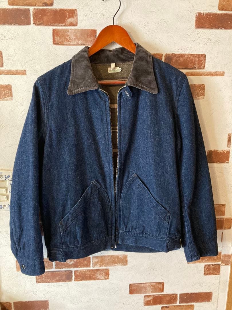 ウエアハウス　TALONジップアップ デニムジャケット2149ブランケット38M