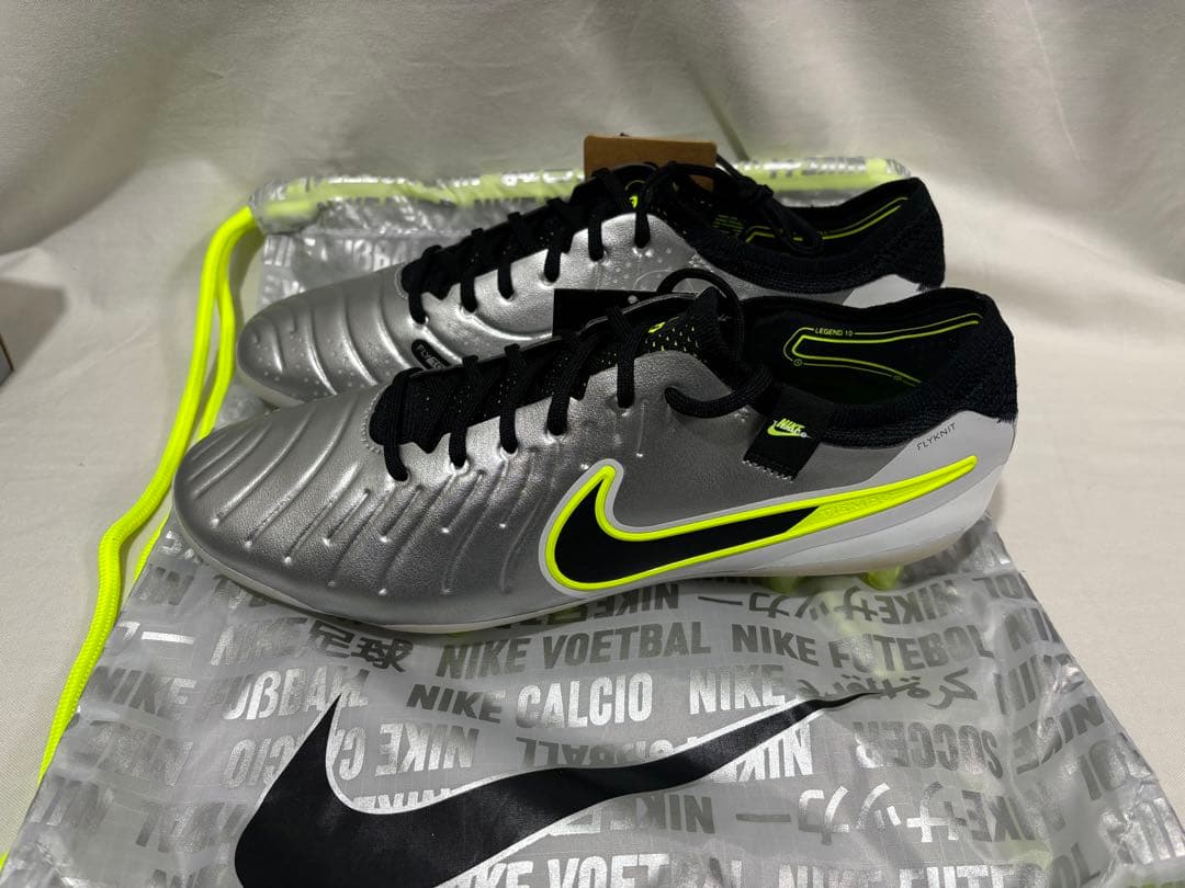 シューズ nike legend 10 elite ag-pro silver 28.5