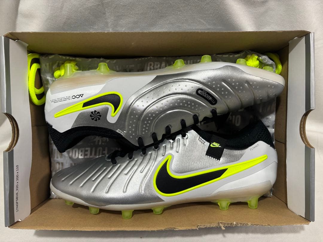 シューズ nike legend 10 elite ag-pro silver 28.5