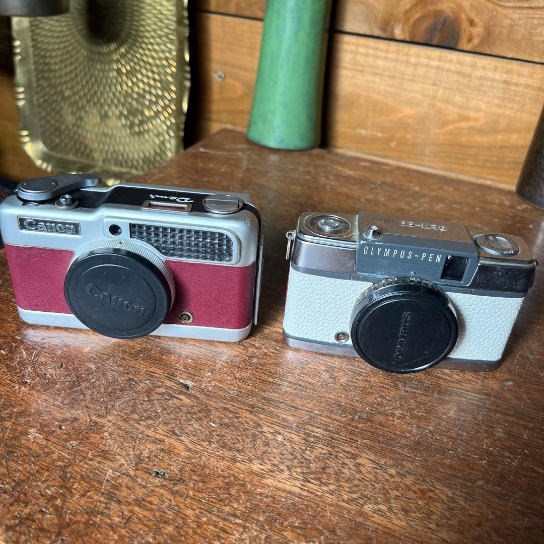 ヴィンテージ　キャノンデミ　オリンパスペンセット